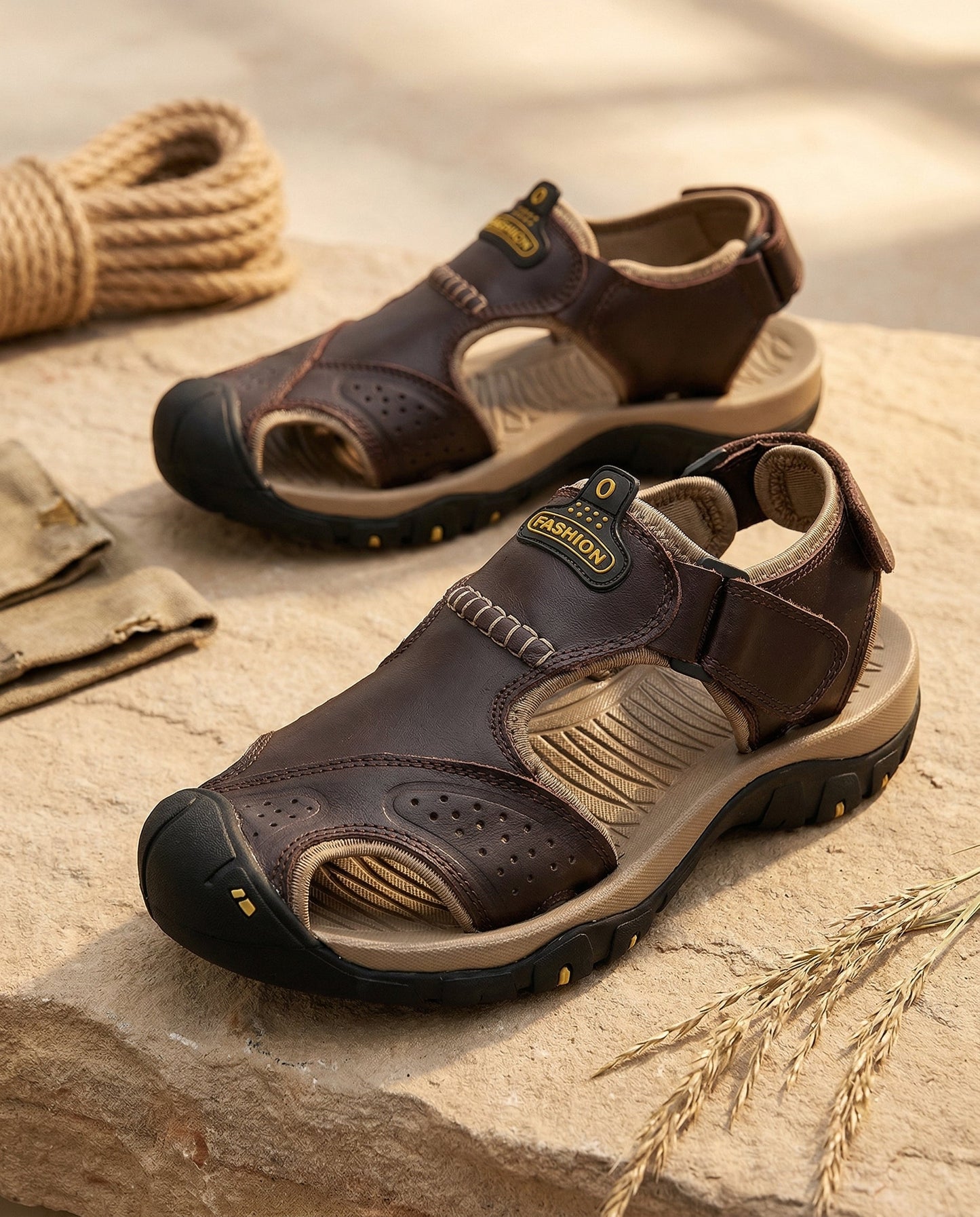 Vincent Leather Sandal